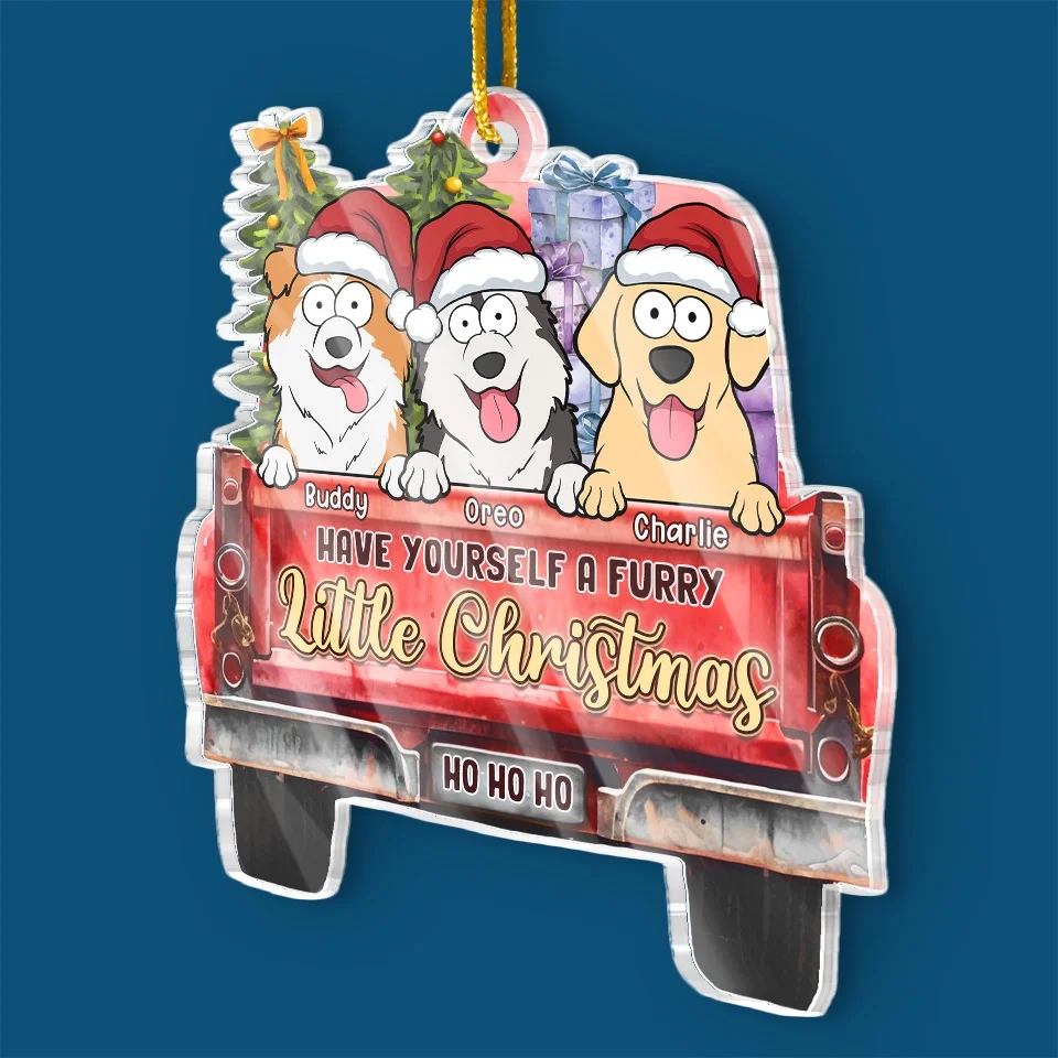 Your Paws Bring Magic To My Christmas Season - Dog & Cat Personalized Custom Ornament - Acrylic Custom Shaped - Christmas Gift For Pet Owners, Pet Lovers - Image 3