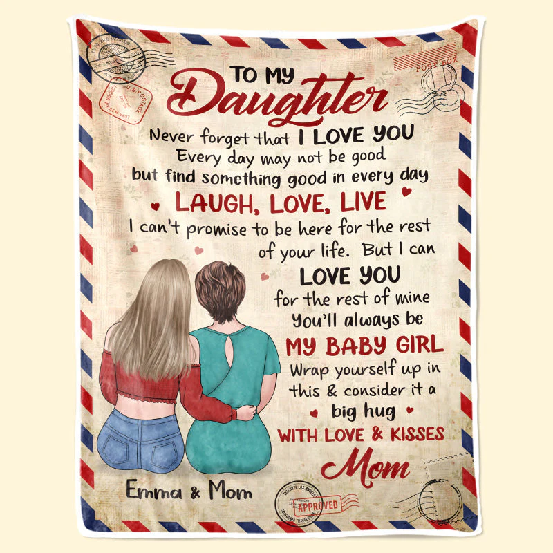 Your Smile Lights Up My World - Family Personalized Custom Blanket - Birthday Gift From Mom, Grandma - Image 3