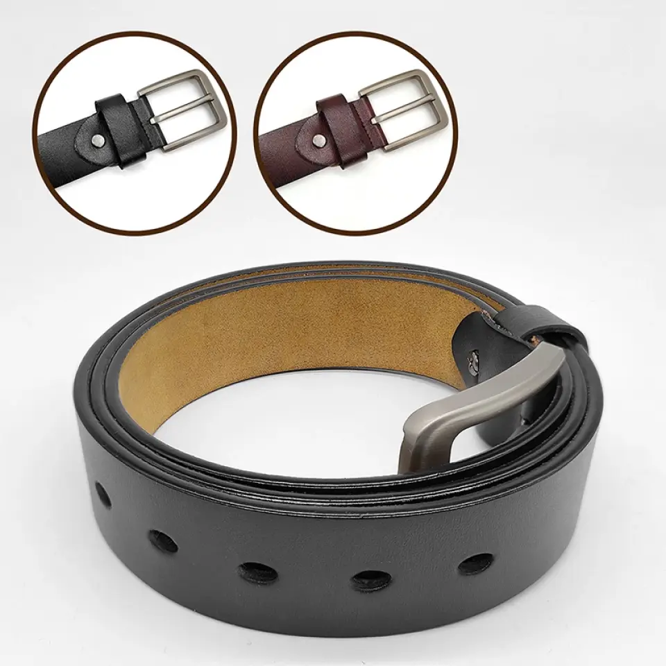 Your Smile Makes Me Smile - Couple Personalized Custom Engraved Leather Belt - Gift For Husband, Boyfriend, Anniversary - Image 3