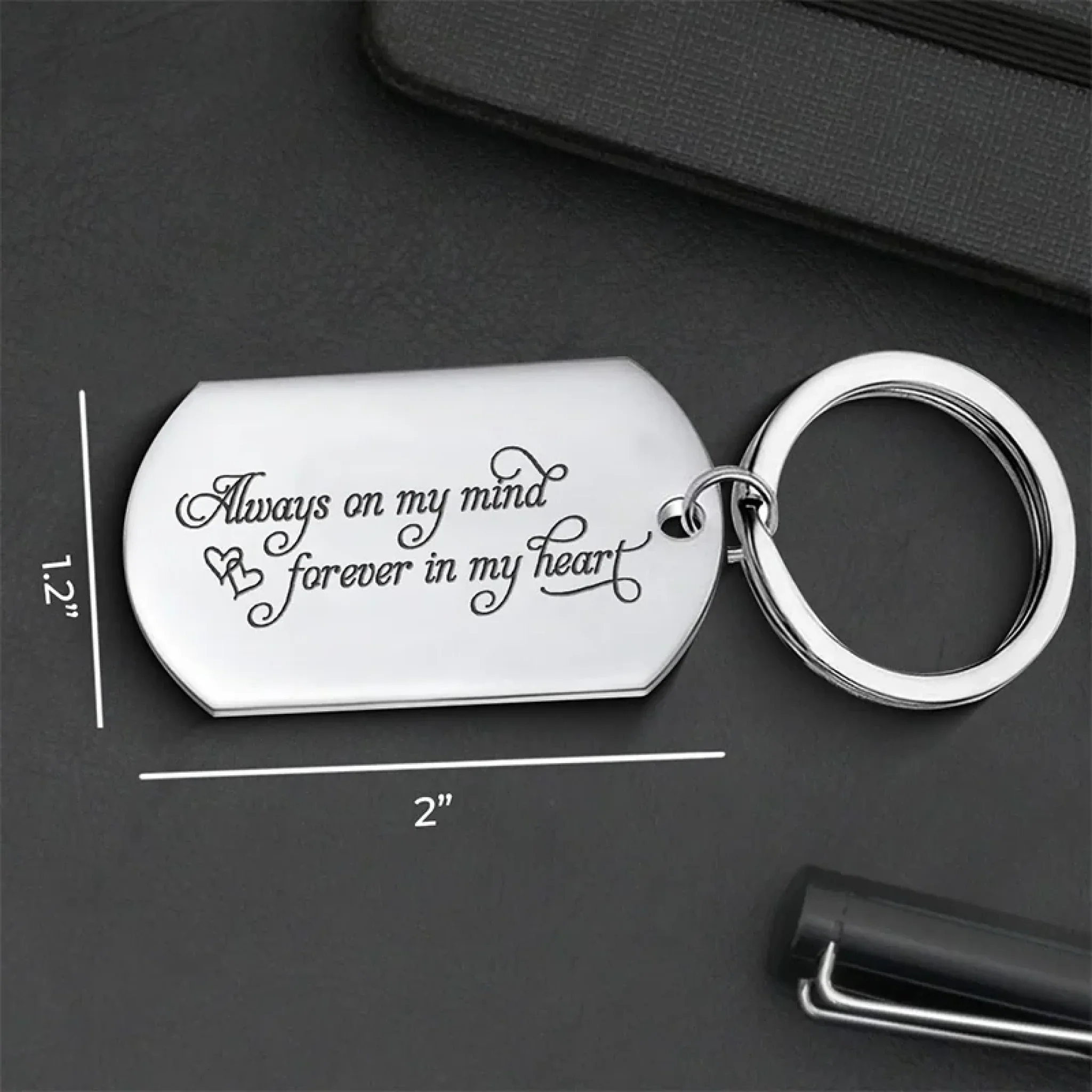 Your Spirit Lives On Forever - Memorial Personalized Custom Keychain - Sympathy Gift For Family Members - Image 5
