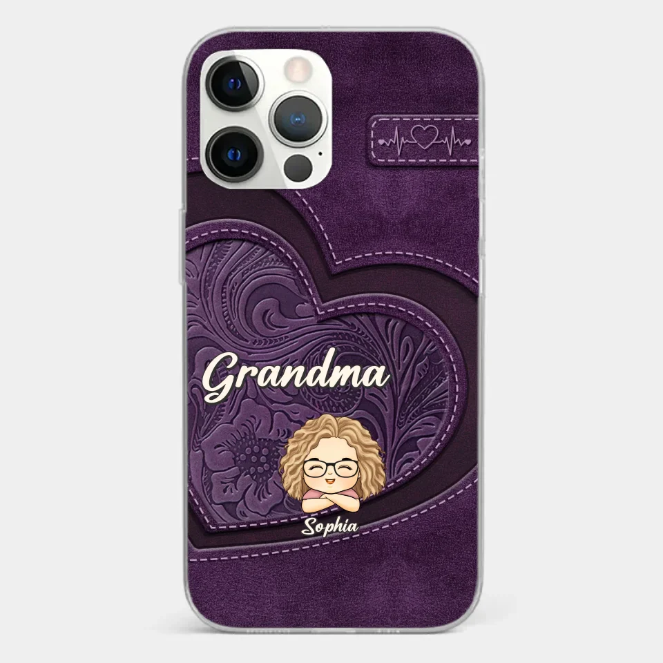 Your Unconditional Love Envelops Us - Family Personalized Custom Clear Phone Case - Gift For Mom, Grandma - Image 12