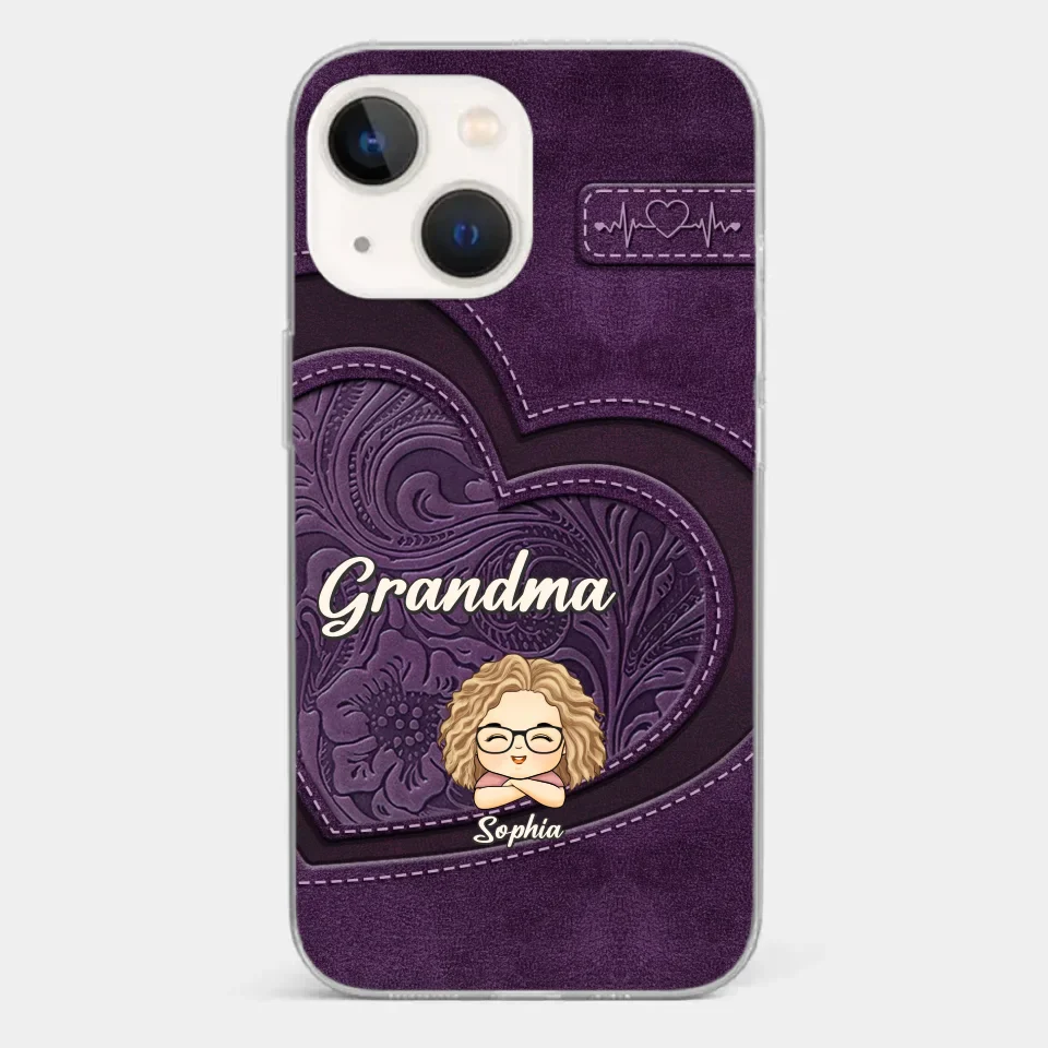 Your Unconditional Love Envelops Us - Family Personalized Custom Clear Phone Case - Gift For Mom, Grandma - Image 18