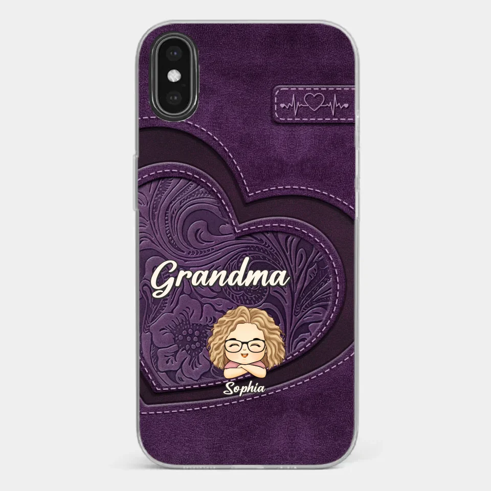 Your Unconditional Love Envelops Us - Family Personalized Custom Clear Phone Case - Gift For Mom, Grandma - Image 31