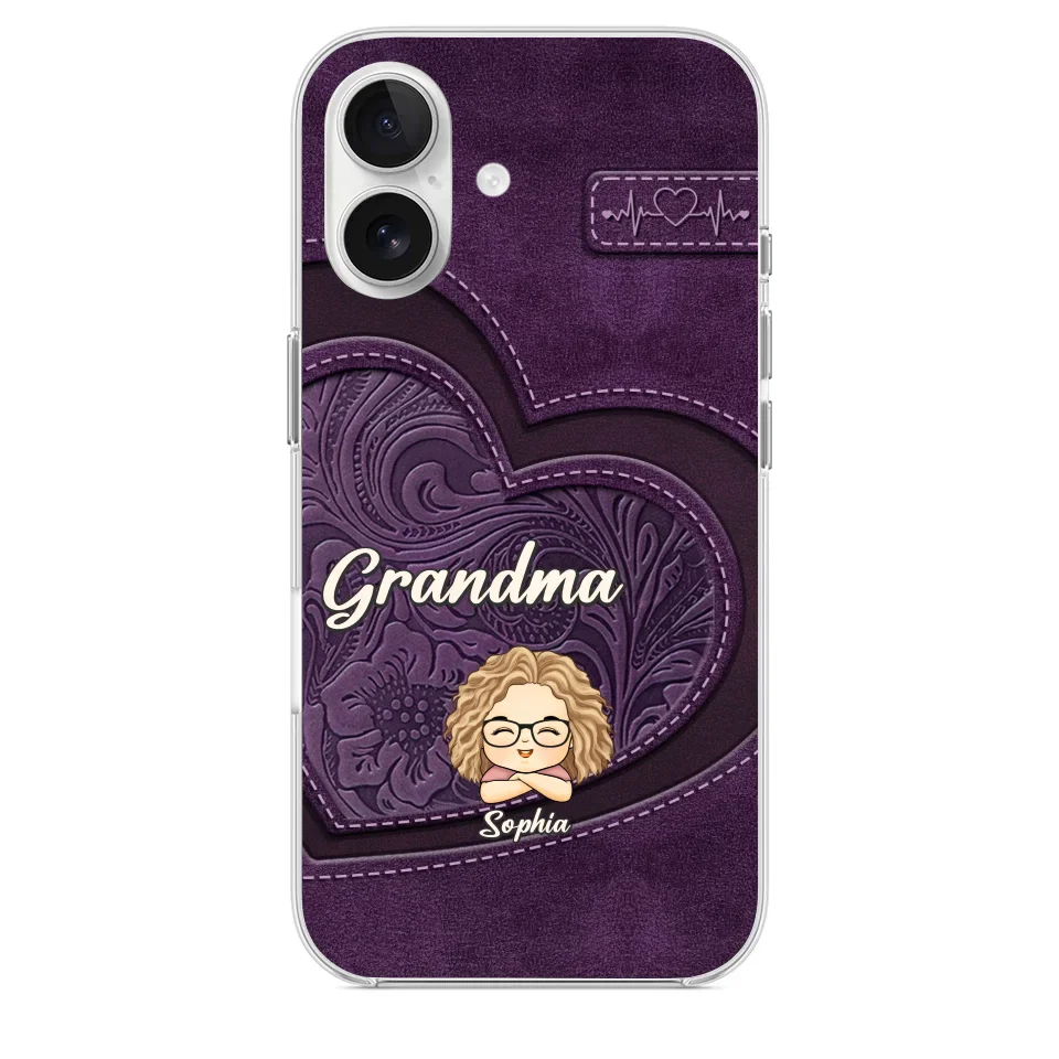 Your Unconditional Love Envelops Us - Family Personalized Custom Clear Phone Case - Gift For Mom, Grandma - Image 32