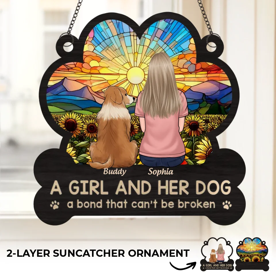 Your Wagging Tail Is Missed Every Day - Memorial Personalized Window Hanging Suncatcher Ornament - Sympathy Gift For Pet Owners, Pet Lovers - Image 2