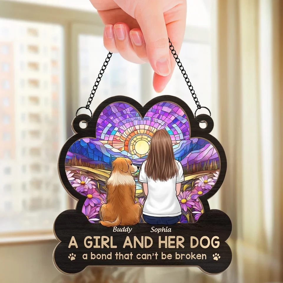 Your Wagging Tail Is Missed Every Day - Memorial Personalized Window Hanging Suncatcher Ornament - Sympathy Gift For Pet Owners, Pet Lovers - Image 3