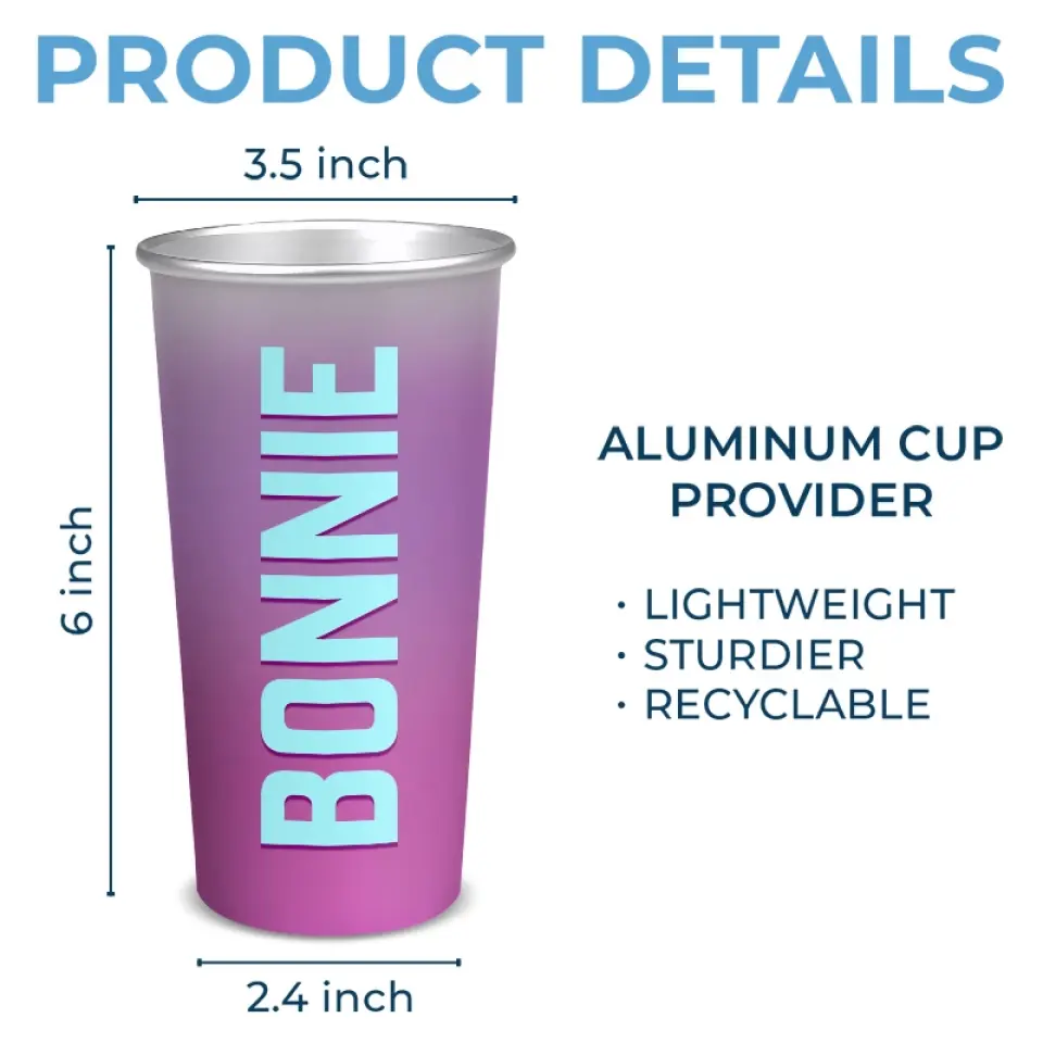 You're Already Everything - Bestie Personalized Custom Aluminum Changing Color Cup - Gift For Yourself, Best Friends, BFF, Sisters - Image 5