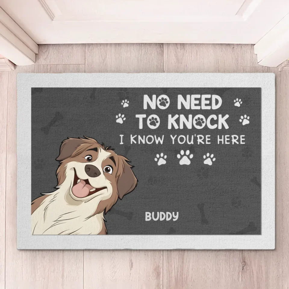 You’re Always Welcome - Dog Personalized Custom Home Decor Decorative Mat - House Warming Gift For Pet Owners, Pet Lovers - Image 5