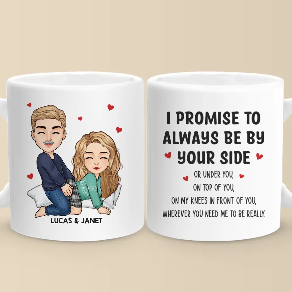 You’re My Everything, Always - Couple Personalized Custom Mug - Gift For Husband Wife, Anniversary - Image 2