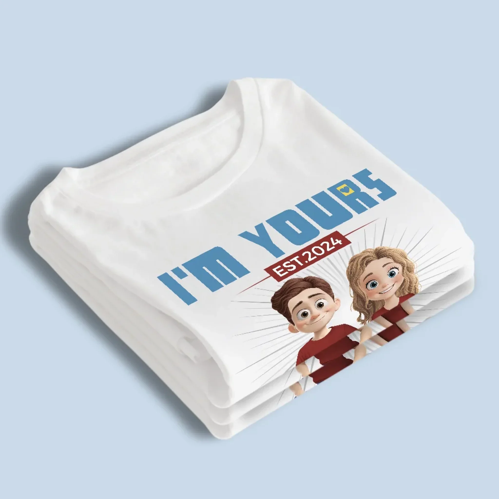 You’re My Happily Ever After - Couple Personalized Custom Unisex T-shirt, Premium T-shirt, Hoodie - Gift For Husband Wife, Anniversary - Image 4