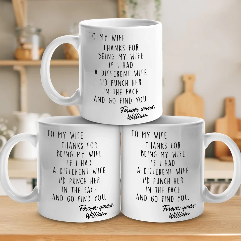 You’re My Person, My Love, My Everything - Couple Personalized Custom Mug - Gift For Husband Wife, Anniversary - Image 4