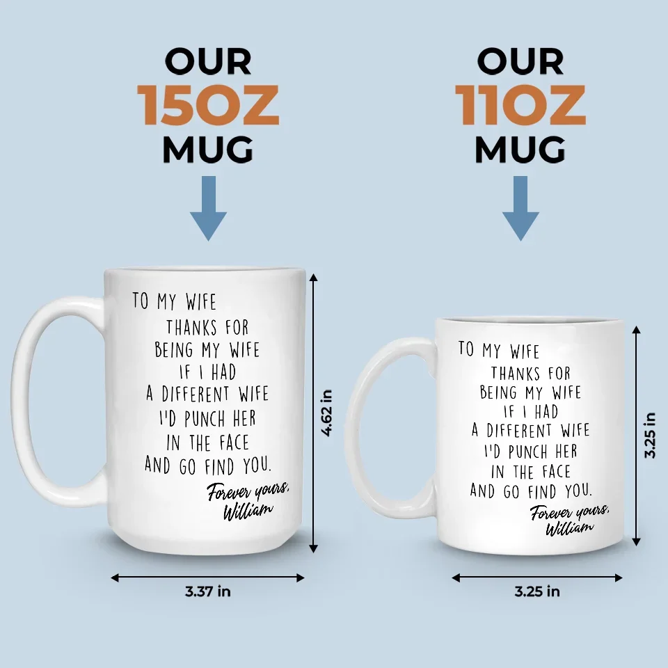 You’re My Person, My Love, My Everything - Couple Personalized Custom Mug - Gift For Husband Wife, Anniversary - Image 5
