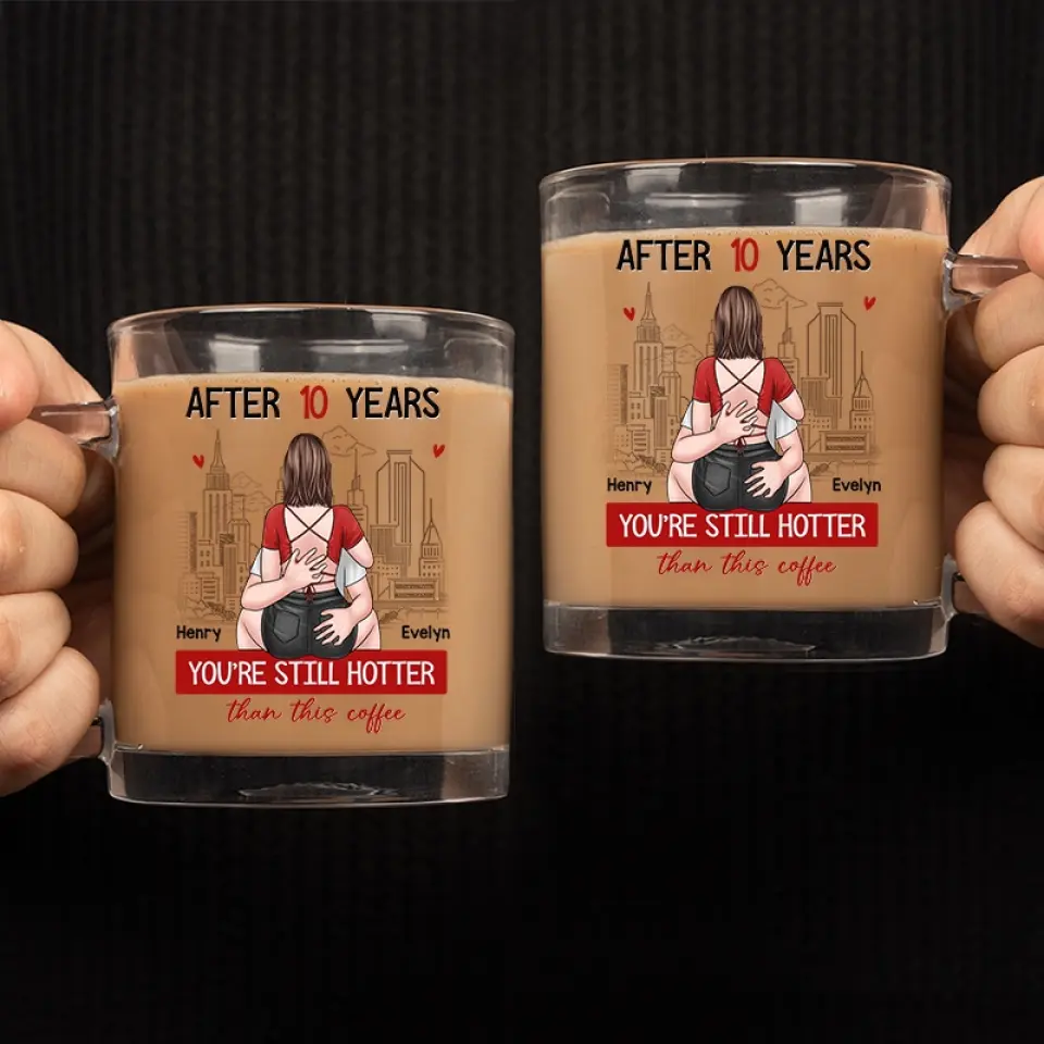 You're The Only One - Couple Personalized Custom Glass Mug - Gift For Husband Wife, Anniversary - Image 4